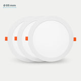 LED downlight rond Ø 85 mm