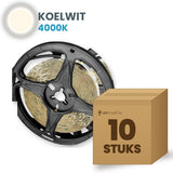 Karton mit 10 Rollen LED-Streifen, Kaltweiß 4000K