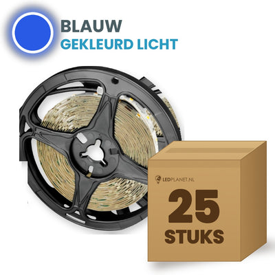 Carton de 25 rouleaux de ruban LED, bleu