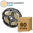 Karton mit 60 Rollen LED-Streifen, Extra-Warmweiß 2400K