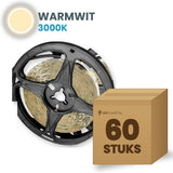 Box of 60 rolls of LED strip, warm white 3000K