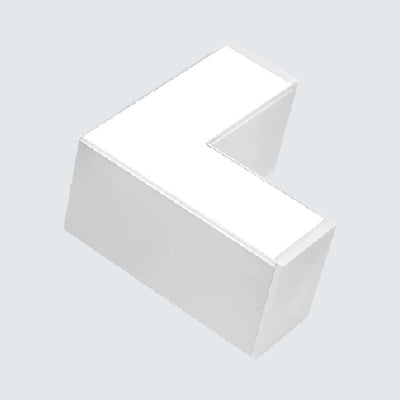 LED Lichtbalk Hoekverbinder L 90° 8W 960lm - Koelwit 4000K - Wit - Koppelbaar - 230V