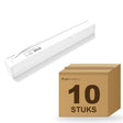 Doos met 10 hangende LED lichtbalken 120 cm wit