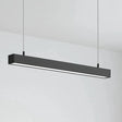 Hangende LED lichtbalk zwart