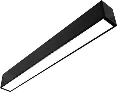 LED lichtbalk zwart, onderkant met lichtstrook