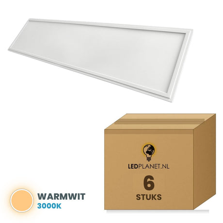 Karton mit 6 Stück, Lichtfarbe warmweiß 3000K