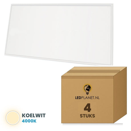 Box of 4 pieces, light colour cool white 4000K
