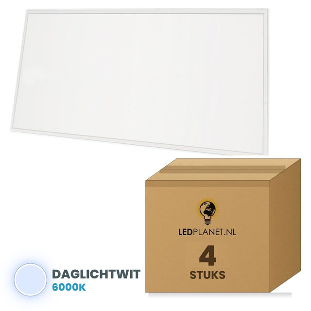 Caja con 4 unidades, color de luz luz día 6000K