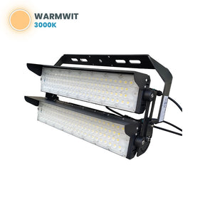 Naświetlacz stadionowy LED 500W, barwa światła ciepła biel 3000K