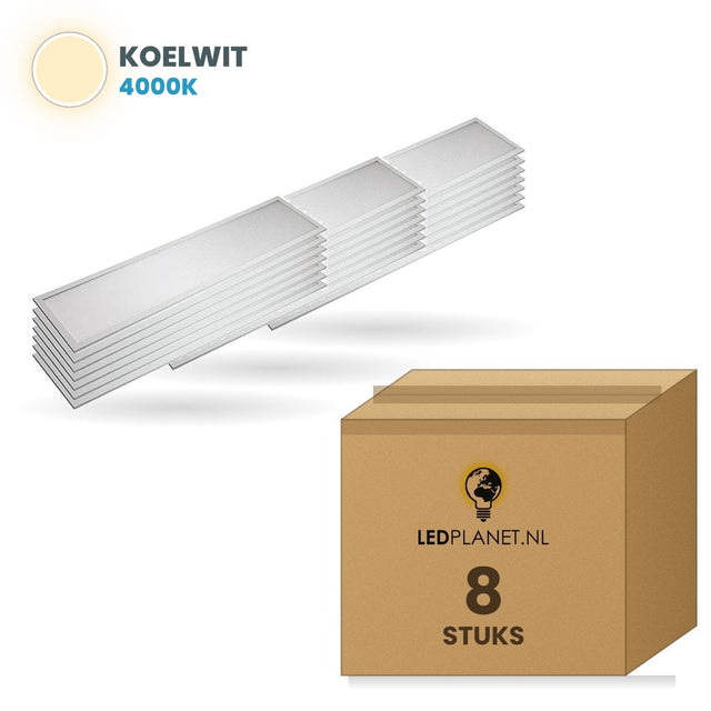 Carton de 8 pièces, couleur de lumière blanc neutre 4000K