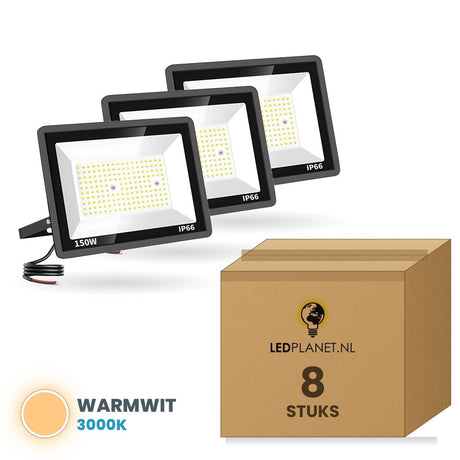 Karton mit 8 Stück, Lichtfarbe warmweiß 3000K