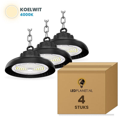 Doos met 4 stuks, lichtkleur koelwit 4000K