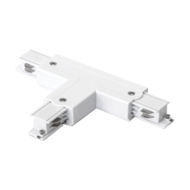 T-verbinder wit voor 3-fase rail