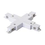 X-verbinder wit voor 3-fase LED railsysteem