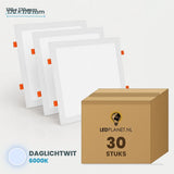Set van 30 stuks LED Downlight Vierkant 170x170mm - Daglichtwit 6000K - in LEDPLANET doos