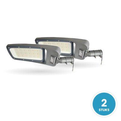 Lampione stradale LED 200W 34000lm, bianco freddo 4000K, IP66, 2 pezzi, 230V