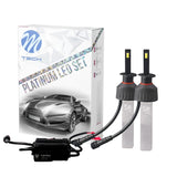 H1 headlight set - daylight white 5700K - 60 Watt &amp; 5200 Lm | 12V &amp; 24V DC - passive cooling