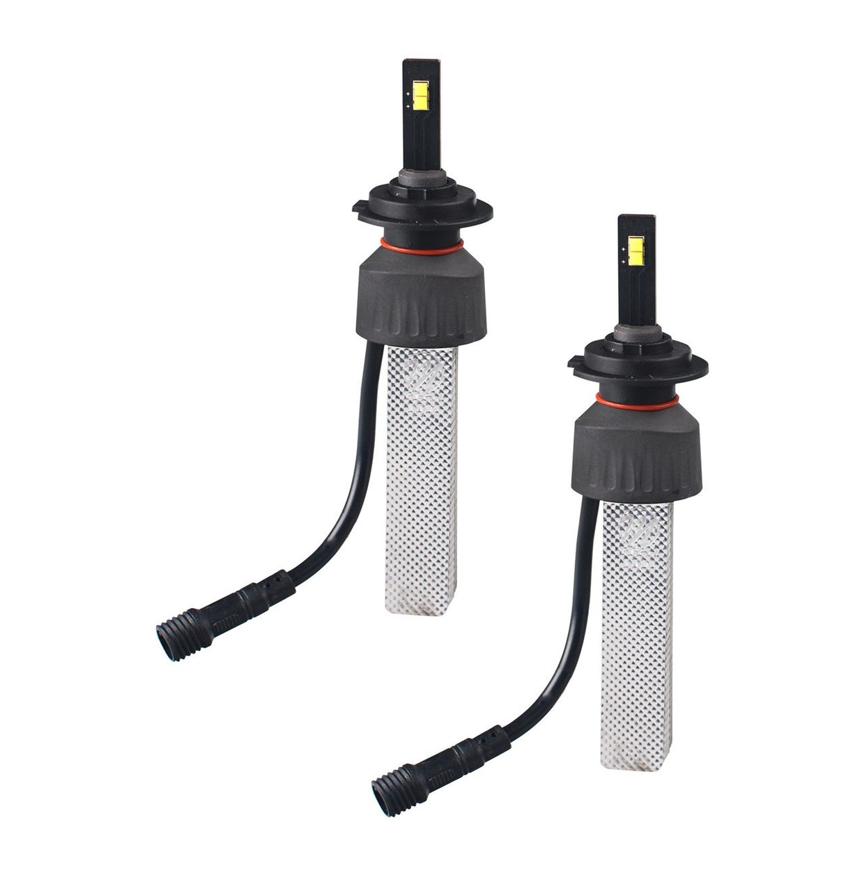 H7 koplamp set - daglichtwit 5700K - 40 Watt & 5200 Lm/stuk | 12V & 24V DC - passieve koeling