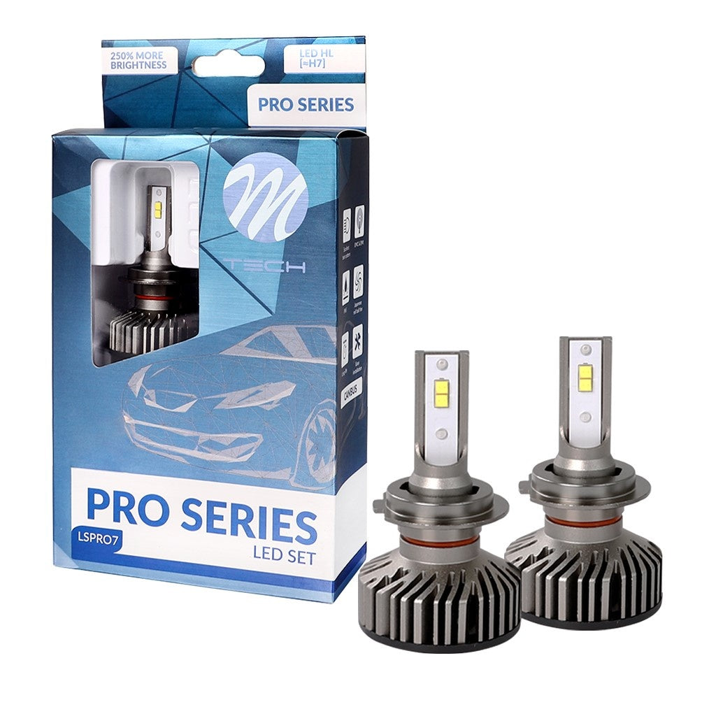 H7 headlight set - CAN-BUS - daylight white 5700K - 40 Watt &amp; 5200 Lm/piece | 12VDC - active cooling