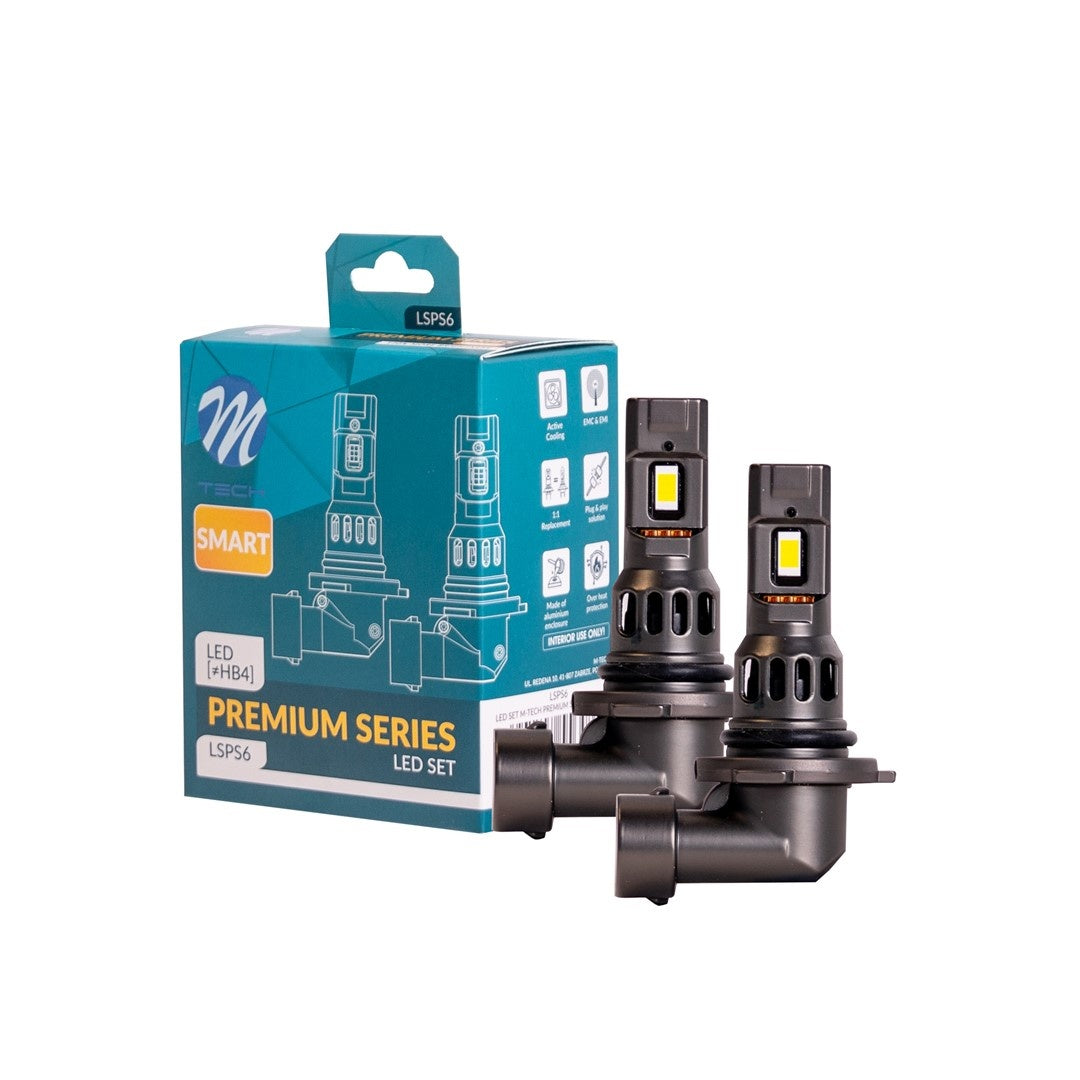 HB4 9006 koplamp set daglichtwit 6000K - 35 Watt & 2000 Lm/stuk | 12VDC - actieve koeling