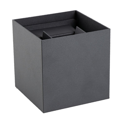 Lumo Cube Anthrazit - Wandleuchte ohne Lichtquelle - Exkl. 1xG9 - IP65