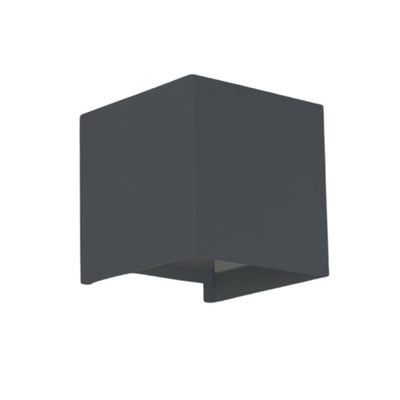 Lumo Cube Anthrazit - Wandleuchte ohne Lichtquelle - Exkl. 1xG9 - IP65