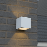 Lumo Cube Wit - Wandarmatuur zonder lichtbron - Excl 1xG9 - IP65
