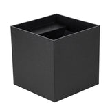 Lumo Qube Wandleuchte Außenleuchte mit Lichtquelle - Wandhalterung - 380lm 1800K - Schwarz - IP54