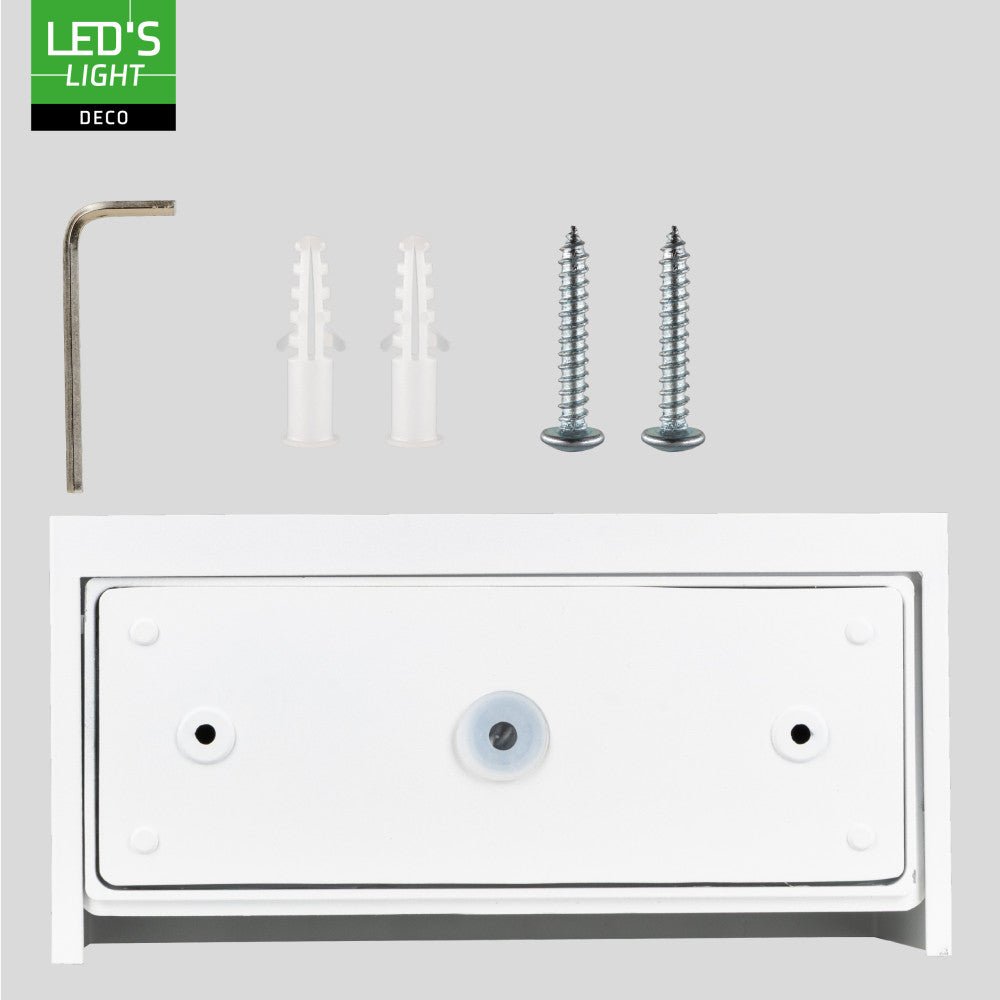 Lumo Recta Weiß - Wandleuchte ohne Lichtquelle - Exkl. 2xG9 - IP65