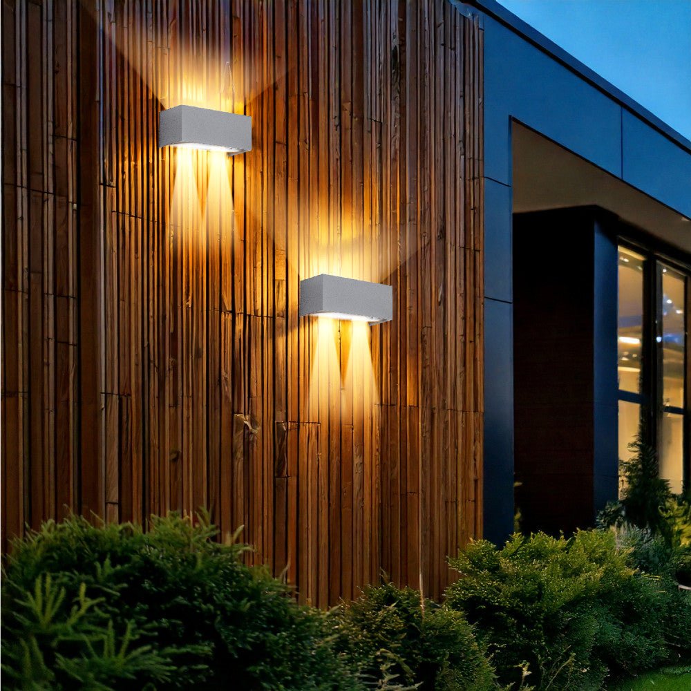 Lumo Recta Weiß - Wandleuchte ohne Lichtquelle - Exkl. 2xG9 - IP65