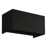 Lumo Recta Schwarz - Wandleuchte ohne Lichtquelle - Excl 2xG9 - IP65