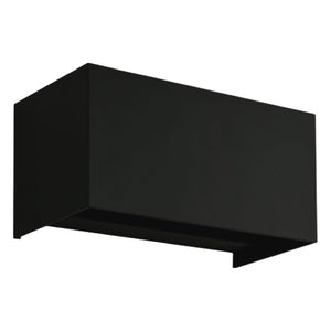 Lumo Recta Schwarz - Wandleuchte ohne Lichtquelle - Excl 2xG9 - IP65