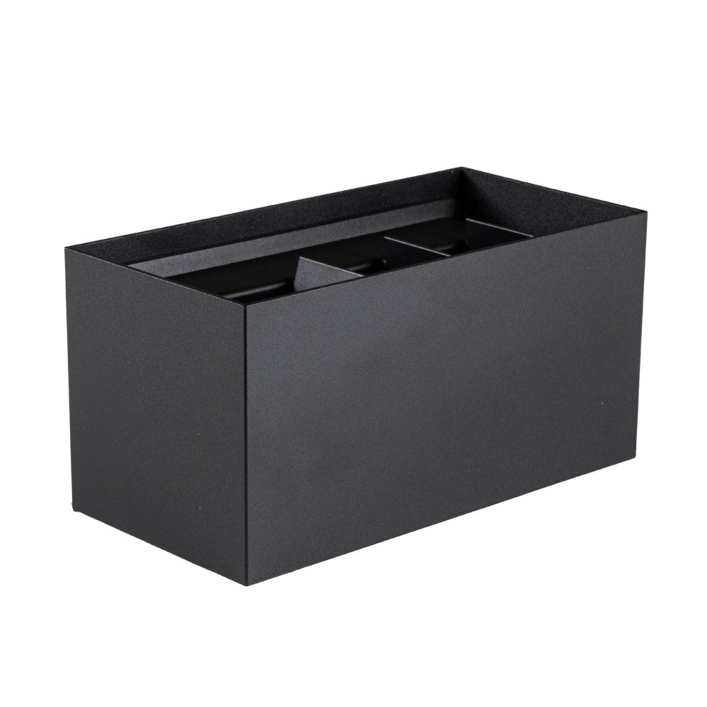 Lumo Recta Schwarz - Wandleuchte ohne Lichtquelle - Excl 2xG9 - IP65