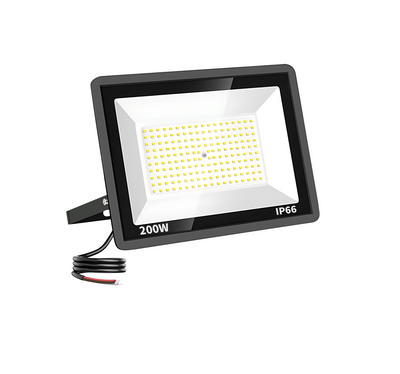 LED Schijnwerper 200W, 24.000 lm, 120° Breedstraler, IP66, Terrein- & Gevelverlichting