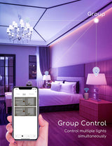 E14 slimme LED lamp wifi met groepsbediening voor meerdere verlichting in één ruimte