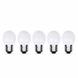 LED-lampen E27 800lm 3000K IP20 pack van 5