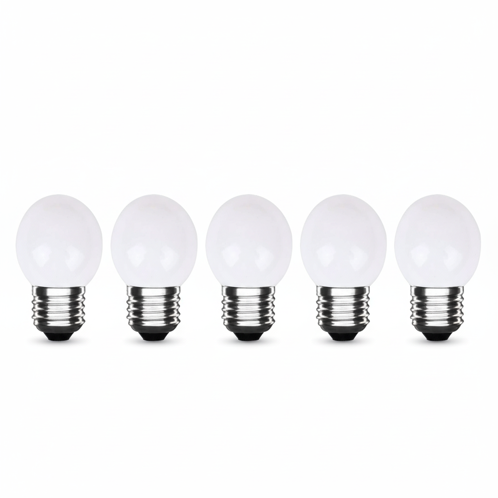 LED-lampen E27 800lm 3000K IP20 pack van 5