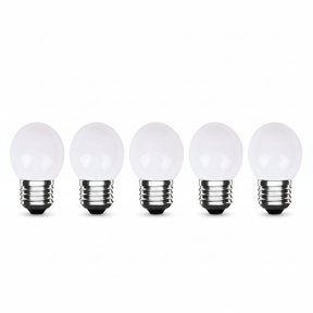 Ampoules LED E27 800 lm 3000 K IP20 pack de 5