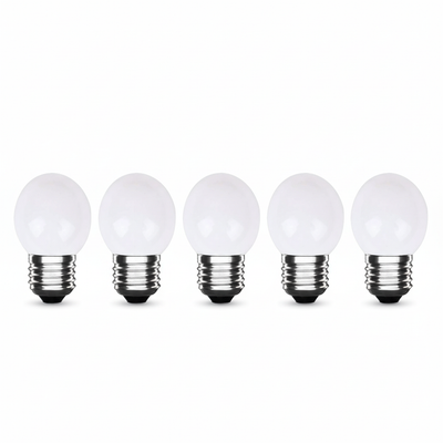 LED Kogellamp E27 Wit, 300 lumen, 3W, IP20, G45, 230V, 5 stuks