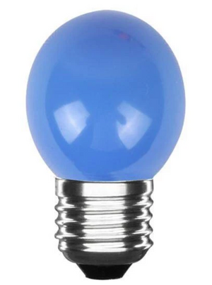 LED-Kugellampe E27 Blau - 300 Lumen - 3W - IP20 - G45 - 230V