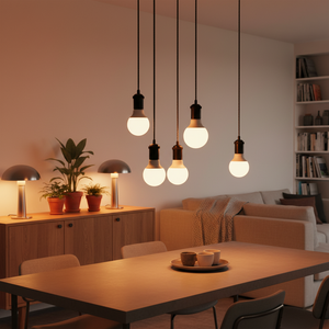 LED Ball Lamp E27 - Warm White 3000K - 6W=42W halogen light - 510 lm - 230V - 10 pieces