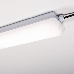 Feuchtigkeitsbeständige LED-Leuchte mit LED-Streifen – 1000 Lumen – 11 W – Warmweiß 3000 K / Kaltweiß 4000 K / Tageslichtweiß 6500 K – Schutzart IP65 – IK09