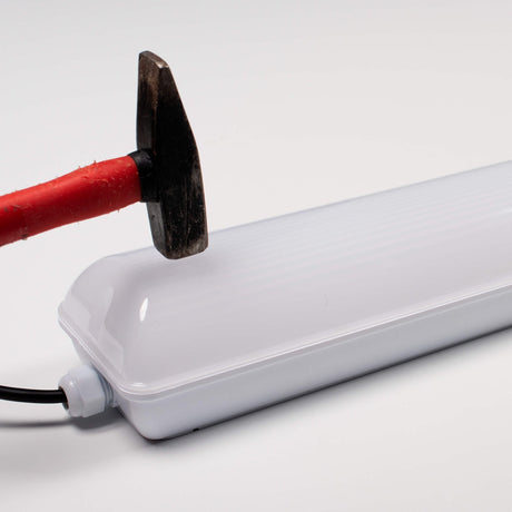 LED Vochtbestendig armatuur met strip - 1000 lumen - 11W - Warmwit 3000K/Koelwit 4000K/Daglichtwit 6500K - IP65 - IK09