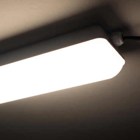 LED Vochtbestendig armatuur met strip - 1000 lumen - 11W - Warmwit 3000K/Koelwit 4000K/Daglichtwit 6500K - IP65 - IK09