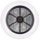 Moderno 3D plafondventilator met verlichting 50cm – Dimmen en lichtkleur instellen via afstandsbediening – Met zomer- en winterstand en timerfunctie