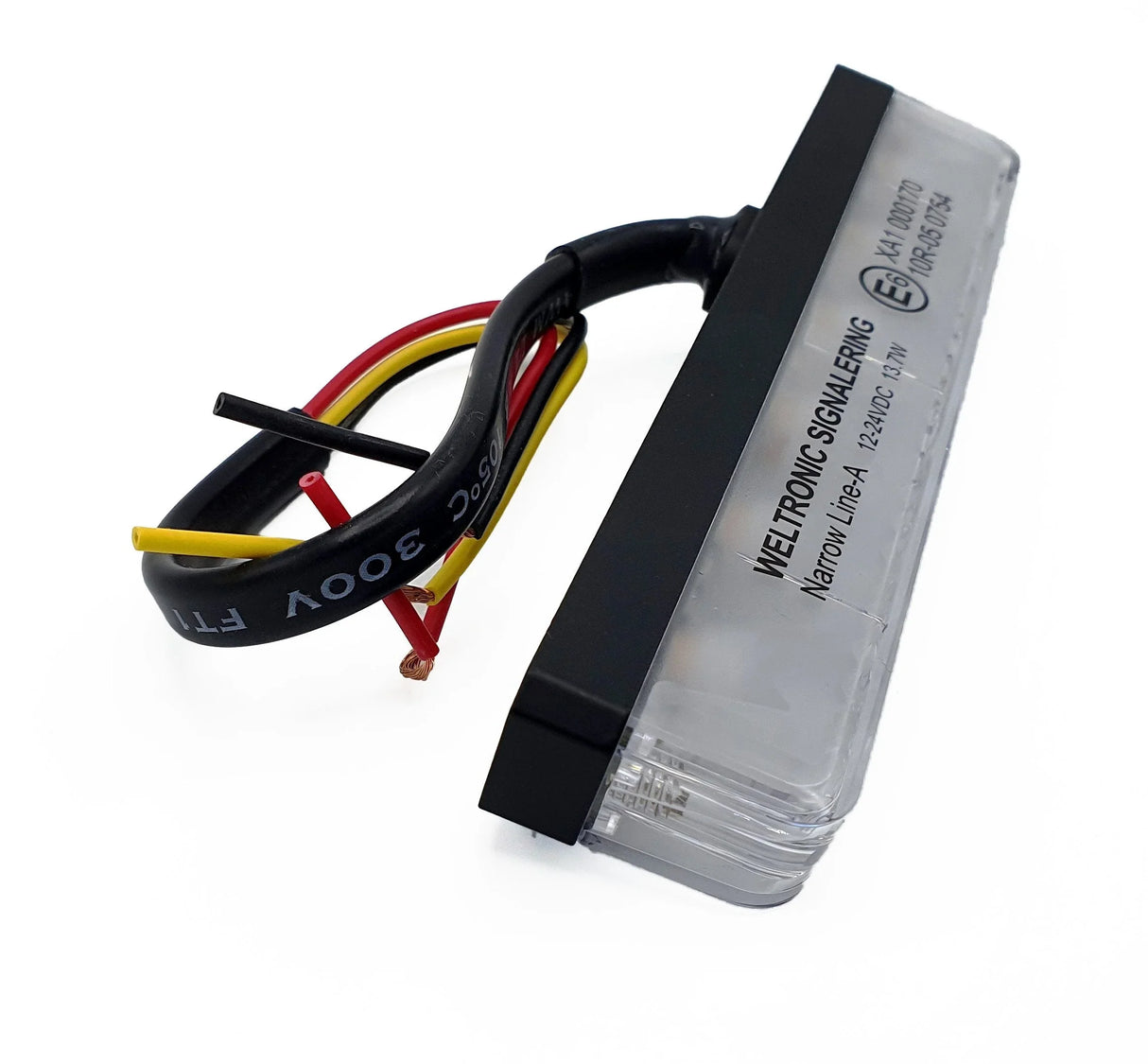 Schmallinie, 6 LED, vertikale Montage – Bernstein