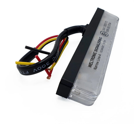 Schmallinie, 6 LED, vertikale Montage – Bernstein