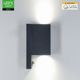 NØRD Up&amp;Down Sensor - Aluminum - Wall Mount - 2xGU10 - Black