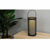 Orientalische LED Tischlampe Laterne für den Innen- und Außenbereich - Kabellos mit Batterien - Schwarz