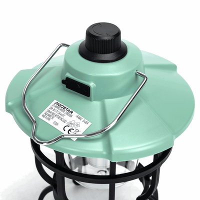 Aigostar rechargeable LED camping lamp with adjustable brightness and a durable design
